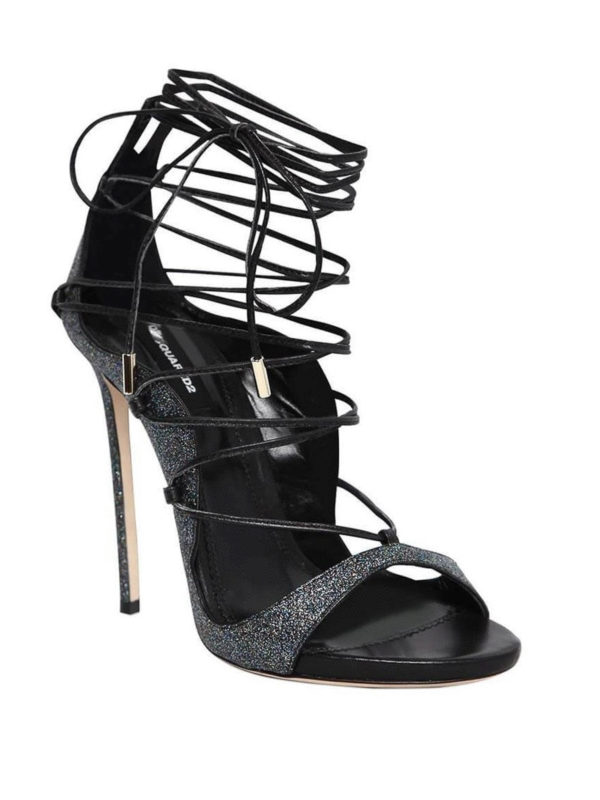 DSQUARED2: sandals online - Riri glitter sandals