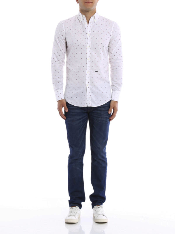 DSQUARED2: shirts online - Maple leaf shirt
