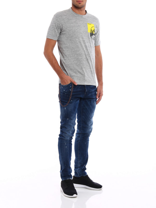 DSQUARED2: skinny jeans online - Cool Guy jeans with keyholder