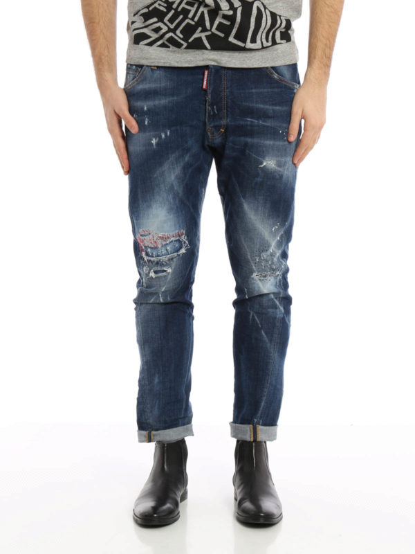 DSQUARED2: Straight Leg Jeans online - Classic Kenny Twist