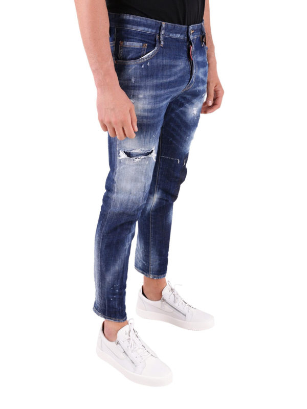 DSQUARED2: Jeans à jambe droite online - Jean Droit - Clement