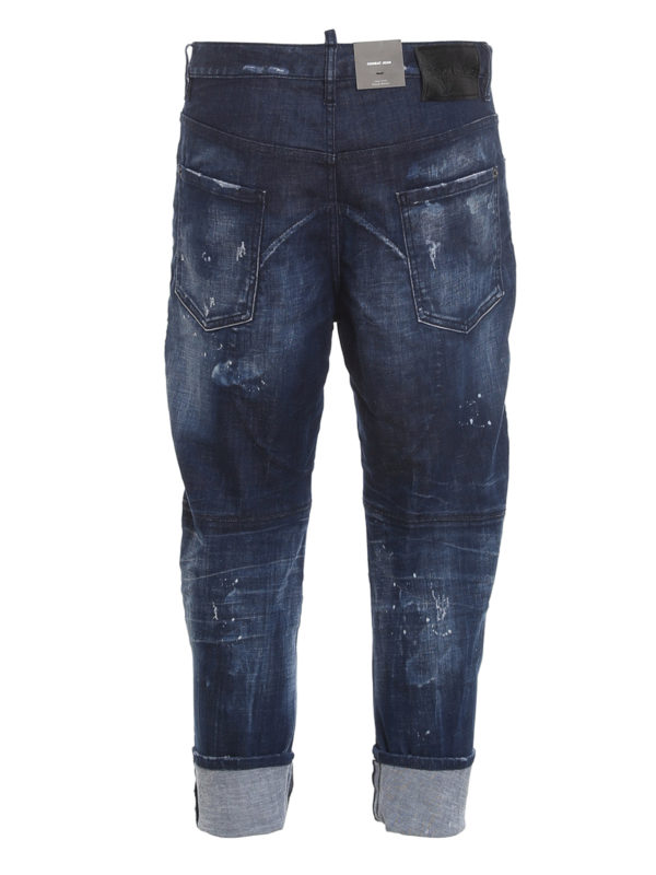 DSQUARED2: straight leg jeans online - Combat jeans