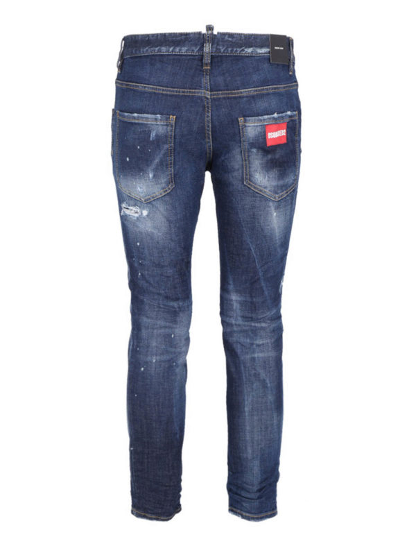 DSQUARED2: straight leg jeans online - Galaxy jeans