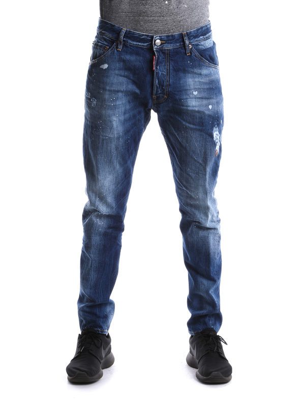 DSQUARED2: straight leg jeans online - Kenny jeans