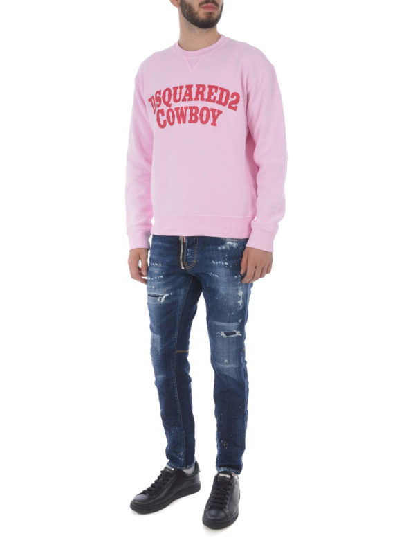 DSQUARED2: Jeans à jambe droite online - Jean Droit - City Biker