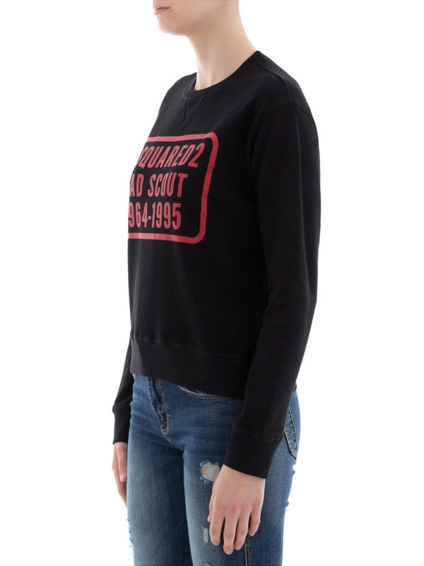 DSQUARED2: Sweatshirts & Sweaters online - Bad Scout cotton sweatshirt