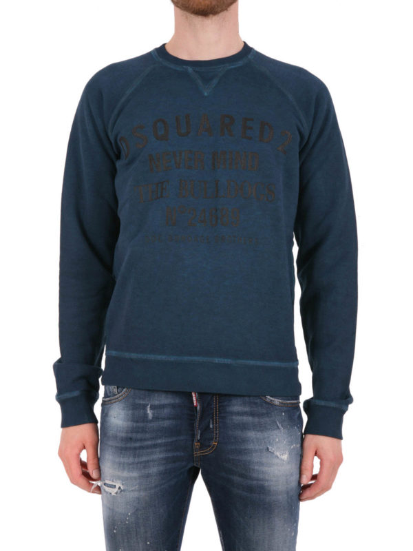 DSQUARED2: Sudaderas y suéteres online - Sudaderas Y Suéteres Azul Oscuro