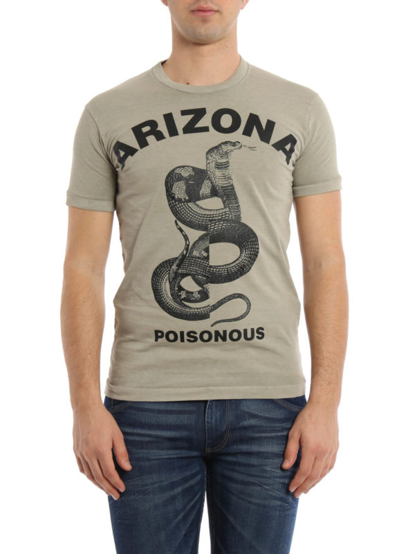 DSQUARED2: t-shirts online - Arizona print vintage T-shirt