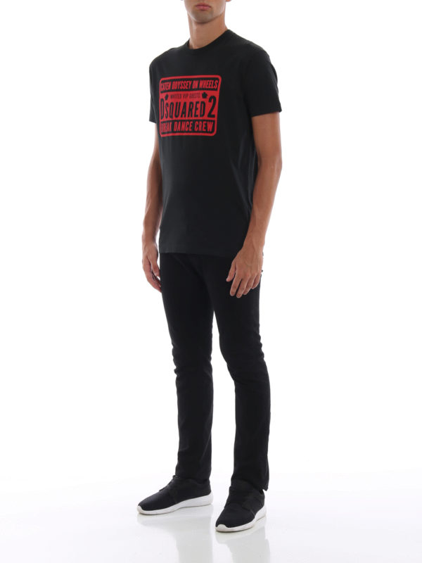DSQUARED2: T-shirts online - T-Shirt - Schwarz