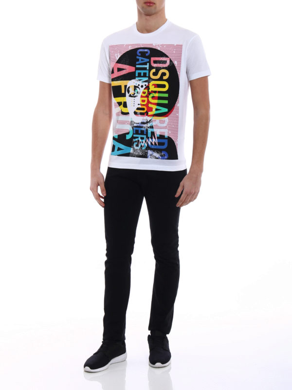 DSQUARED2: T-shirts online - T-Shirt - Weiß