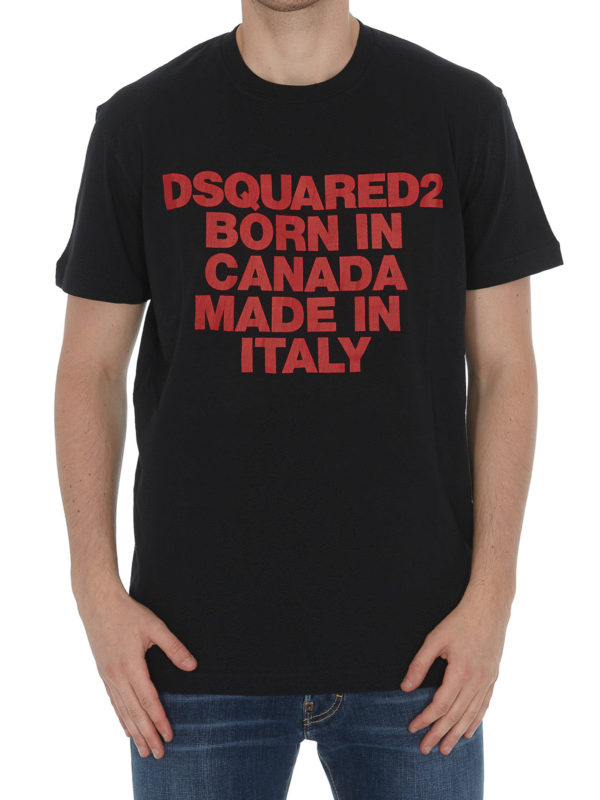 DSQUARED2: Camisetas online - Camiseta - Negro