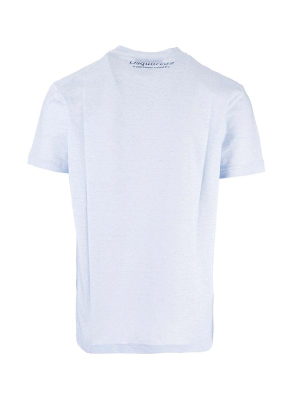 DSQUARED2: t-shirts online - Love Is... T-shirt in light blue