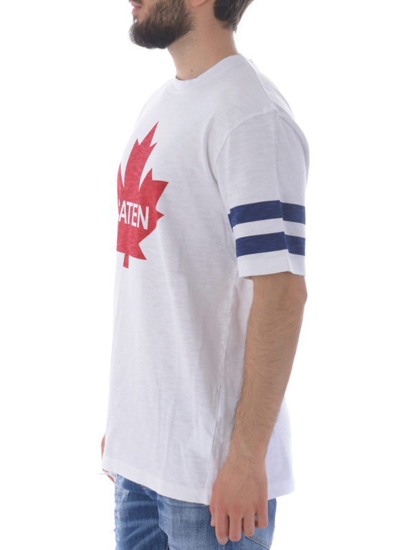 DSQUARED2: T-shirts online - T-Shirt - Blanc