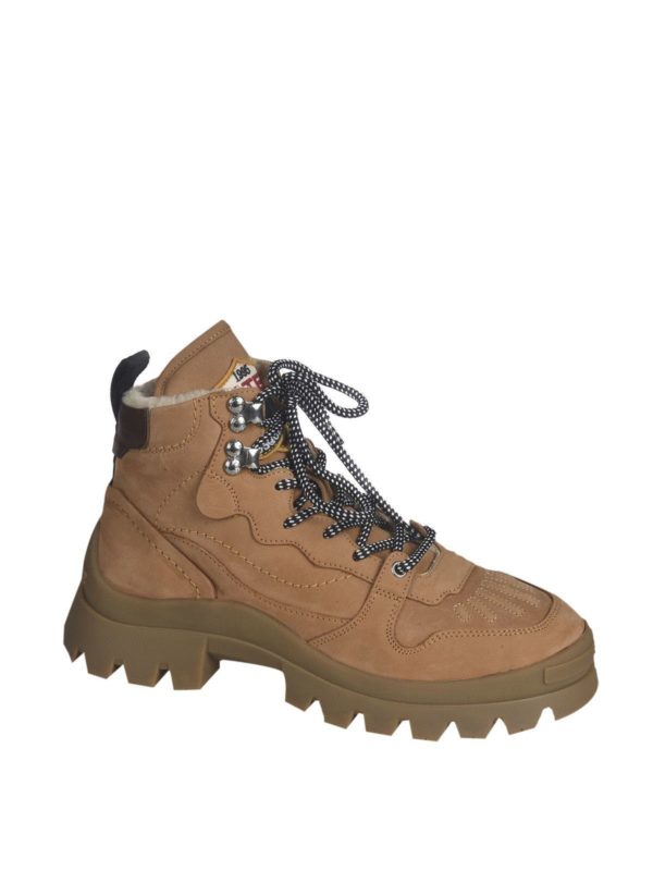 DSQUARED2: sneakers online - Sneakers Tank Cliff color cammello