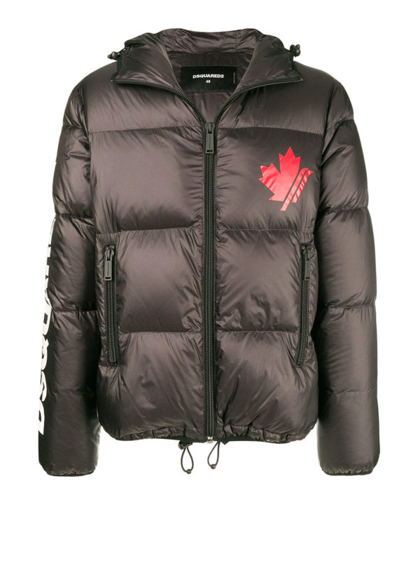 DSQUARED2: Kurze Daunenjacken - Daunenjacke - Schwarz