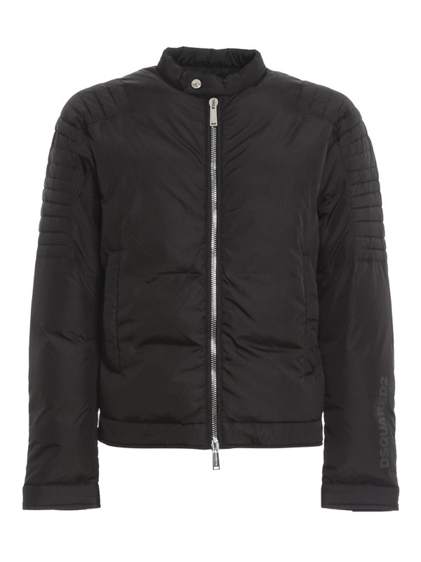 DSQUARED2: padded jackets - Padded bomber jacket