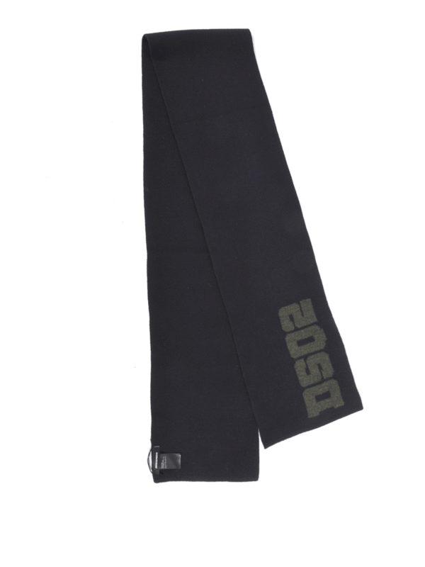 激安本物 Dsquared2 スカーフ - 黒 - ブラック | KNM001101W010192124 小物