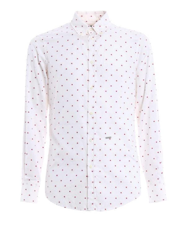 DSQUARED2: shirts - Maple leaf shirt