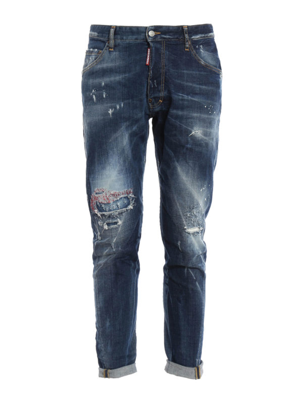 DSQUARED2: Straight Leg Jeans - Classic Kenny Twist