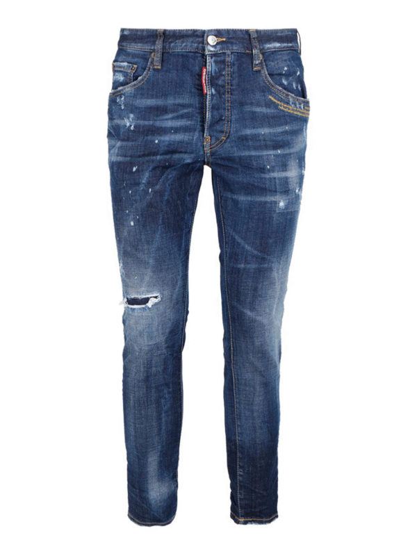 DSQUARED2: straight leg jeans - Galaxy jeans