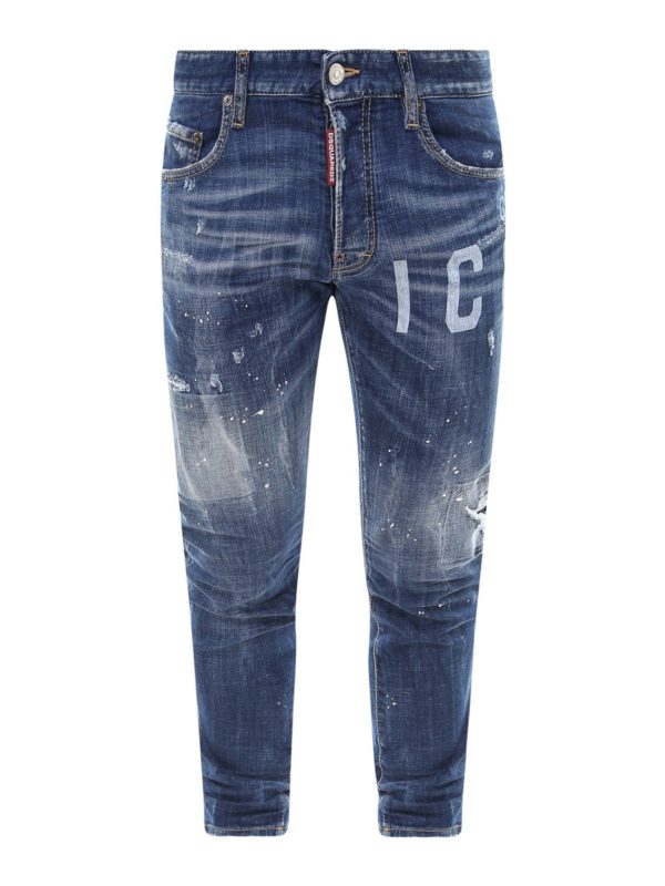 DSQUARED2: Jeans Rectos - Vaqueros Rectos - Icon