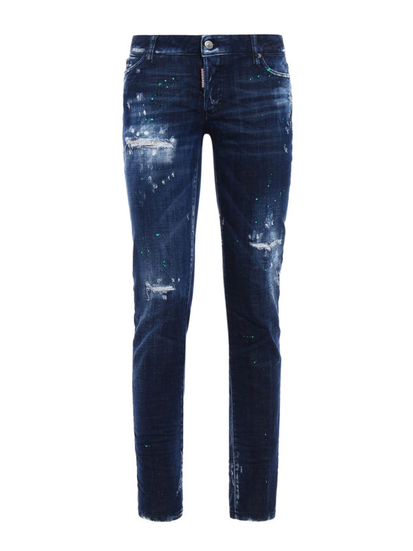 DSQUARED2: Jeans Rectos - Vaqueros Rectos - Jennifer