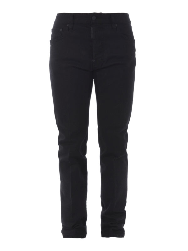 DSQUARED2: straight leg jeans - Mert & Marcus 1994 black jeans