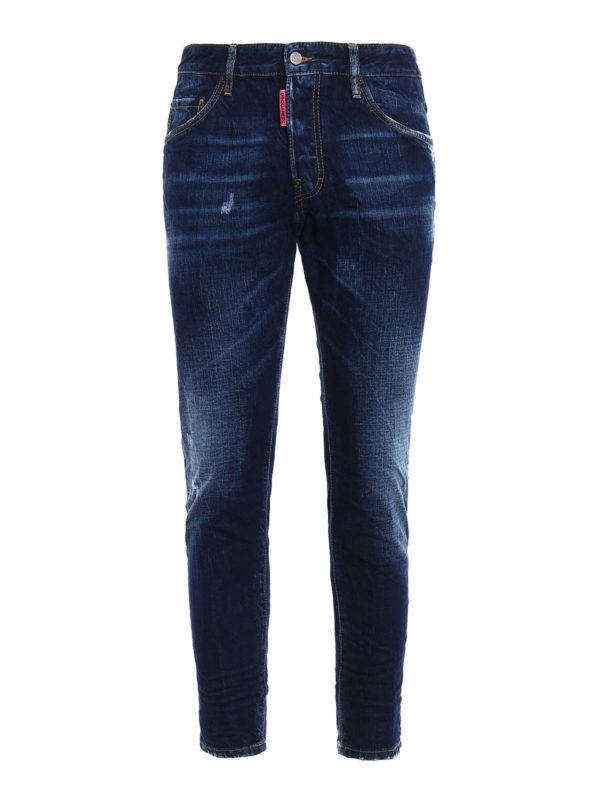 DSQUARED2: Jeans Rectos - Skater-Be Cool Be Nice