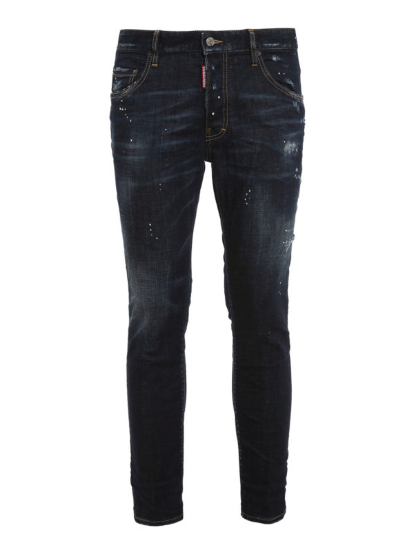DSQUARED2: Straight Leg Jeans - Skater-Ibrahimović Icon