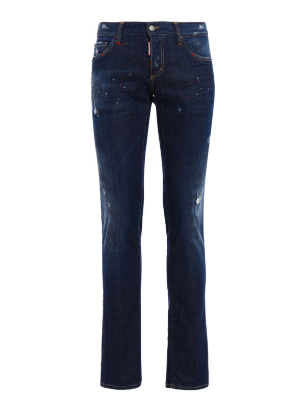 DSQUARED2: Jeans Rectos - Vaqueros Rectos - Slim