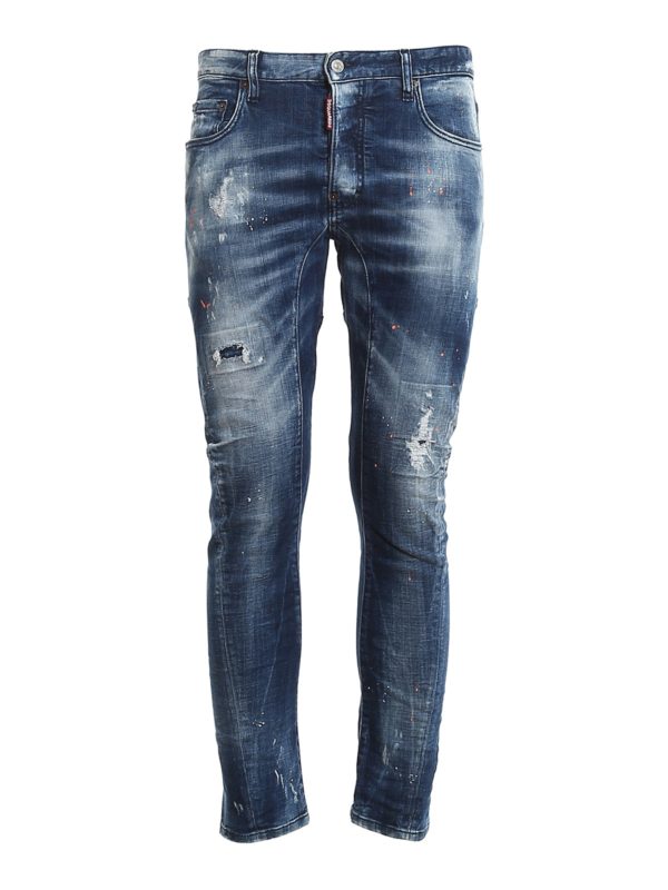 DSQUARED2: straight leg jeans - Tidy Biker jeans