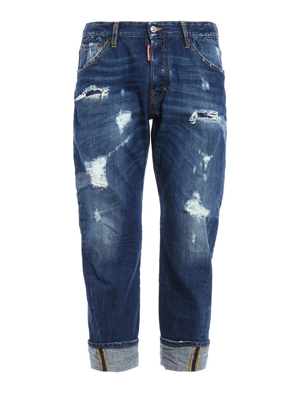 DSQUARED2: Jeans Rectos - Vaqueros Rectos Workwear