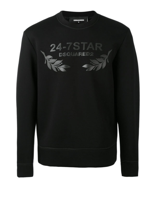DSQUARED2: Sweatshirts und Pullover - Sweatshirt - Schwarz