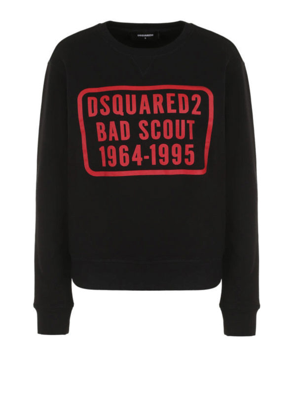 DSQUARED2: Sweatshirts & Sweaters - Bad Scout cotton sweatshirt