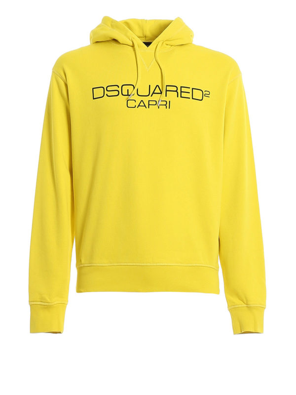 DSQUARED2: Sweatshirts und Pullover - Sweatshirt - Gelb