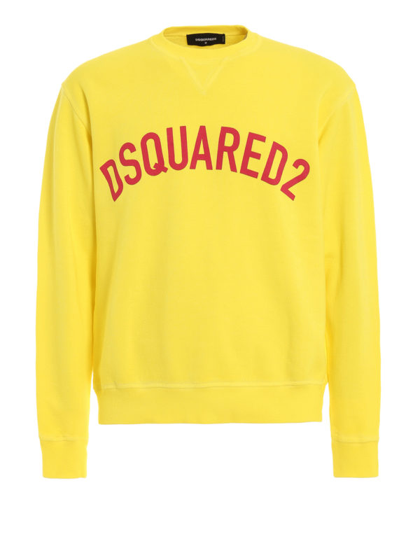 DSQUARED2: Sweatshirts und Pullover - Sweatshirt - Gelb
