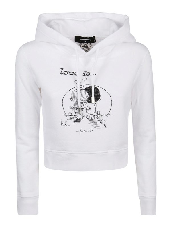 DSQUARED2: Sweatshirts & Sweaters - Love is Forever sweatshirt