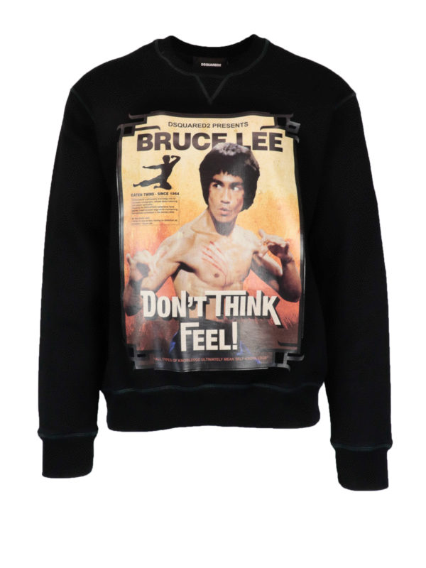 DSQUARED2: Sudaderas y suéteres - Sudadera - Bruce Lee