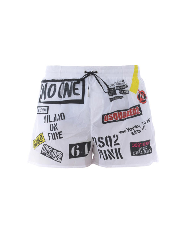 DSQUARED2: 水着 - スイムショーツ/スイムトランクス - Dsq2 Punk