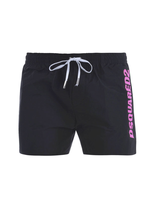DSQUARED2: Swim shorts & swimming trunks - Logo swim shorts