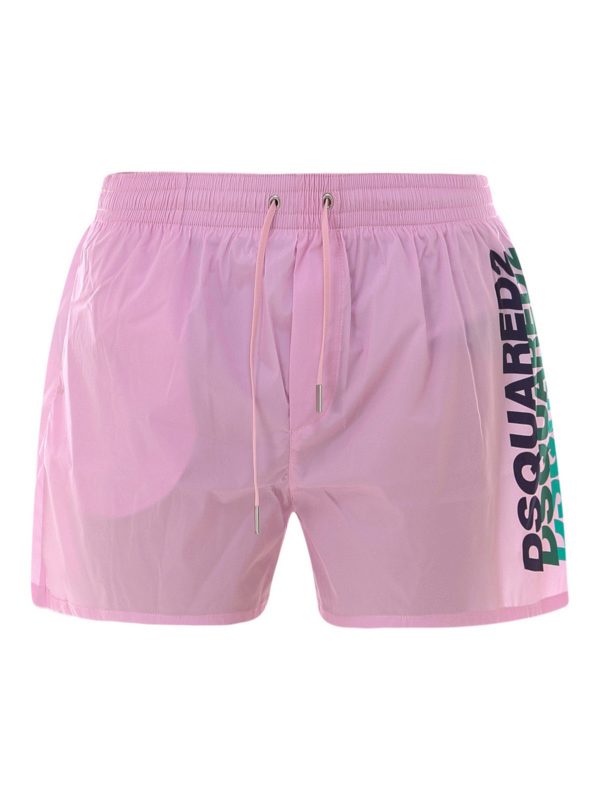 DSQUARED2: Swim shorts & swimming trunks - Logo swim shorts