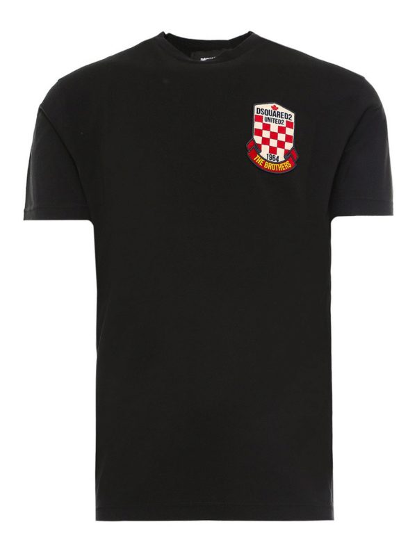 DSQUARED2: t-shirts - 1964 logo patch T-shirt