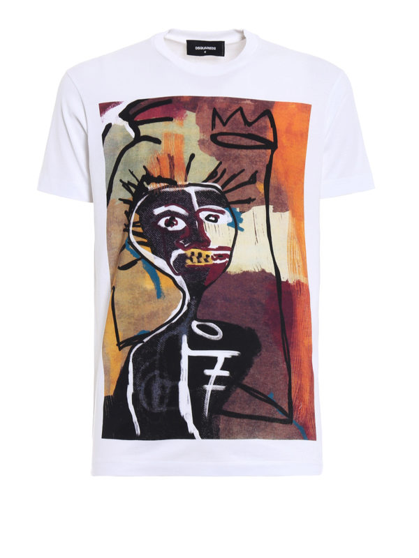 DSQUARED2: T-shirts - T-Shirt - Basquiat