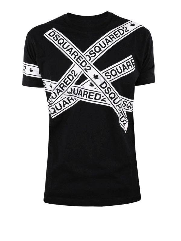 DSQUARED2: Camisetas - Camiseta - Negro