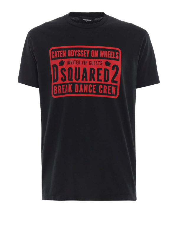 DSQUARED2: T-shirts - T-Shirt - Schwarz