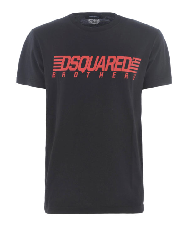 DSQUARED2: T-shirts - T-Shirt - Schwarz
