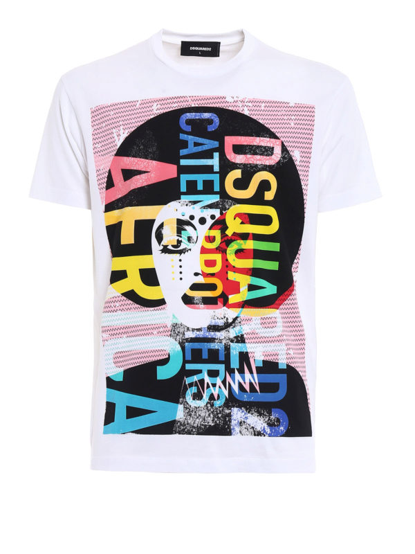 DSQUARED2: T-shirts - T-Shirt - Weiß