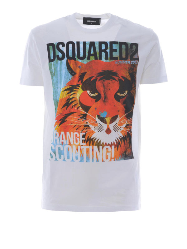 DSQUARED2: T-shirts - T-Shirt - Bunt