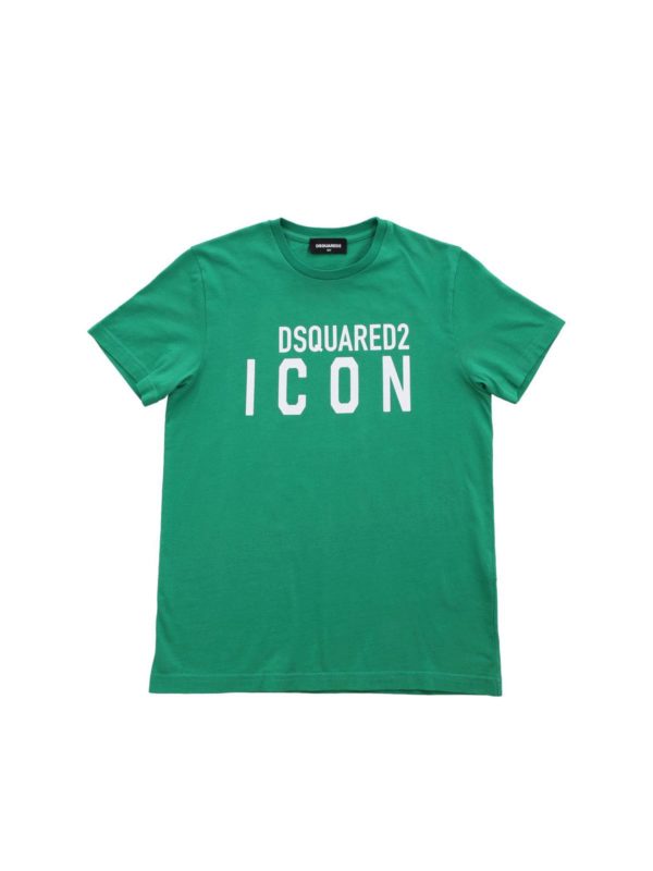 DSQUARED2: T-shirts - T-Shirt - Grün