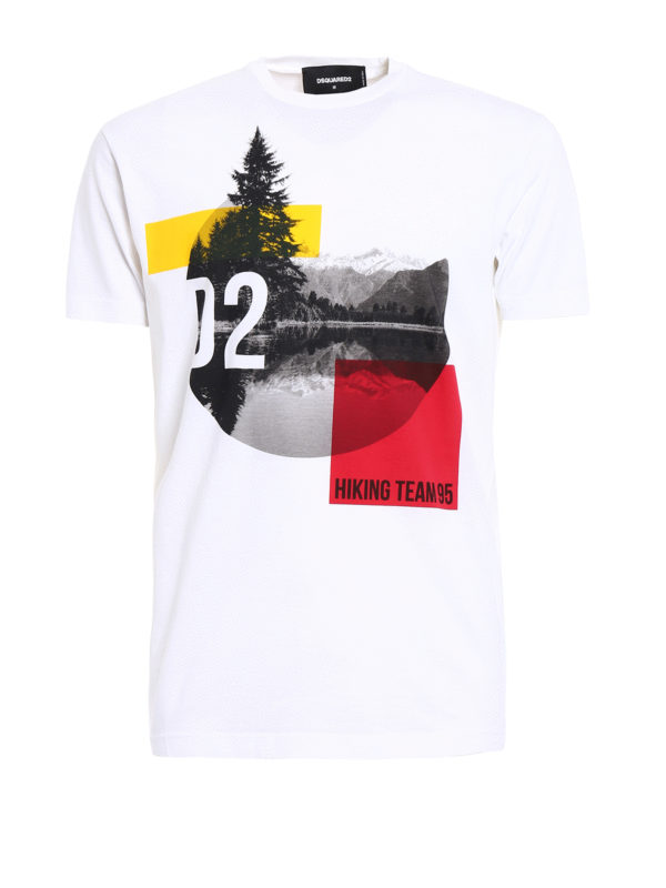 DSQUARED2: T-shirts - T-Shirt - Hiking Team 95